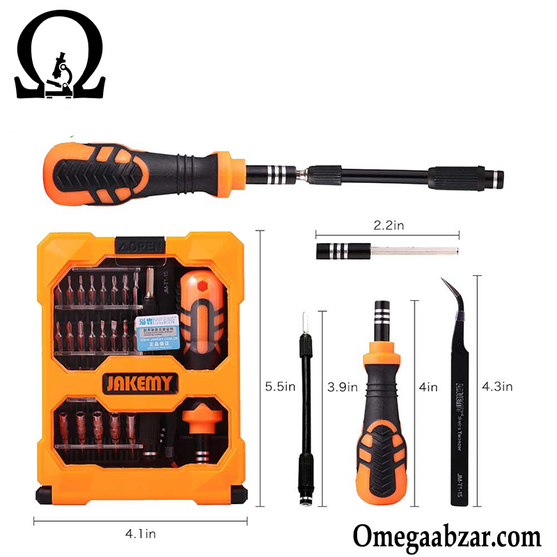 ست تعمیرات 33 عددی مدل Jakemy JM-8160 5 قیمت خرید ست تعمیرات 33 عددی مدل Jakemy JM-8160 1