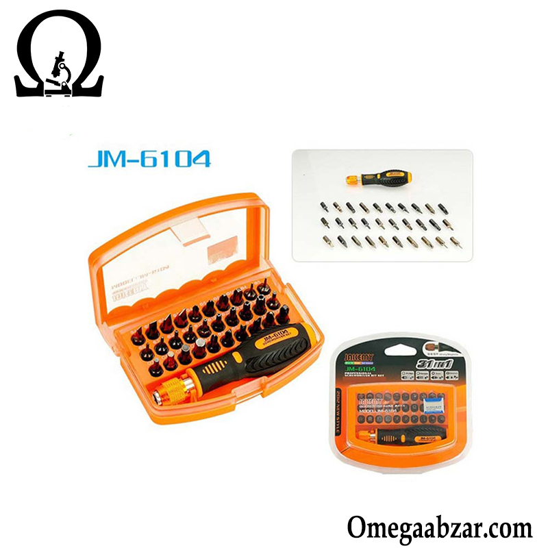 ست پیچ گوشتی 31 عددی Jakemy JM-6104 1 قیمت خرید ست پیچ گوشتی 31 عددی Jakemy JM-6104 1